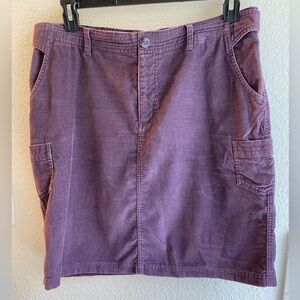 Columbia Purple Corduroy Skirt